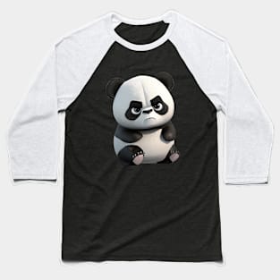 Panda Cute Adorable Humorous Illustration Baseball T-Shirt